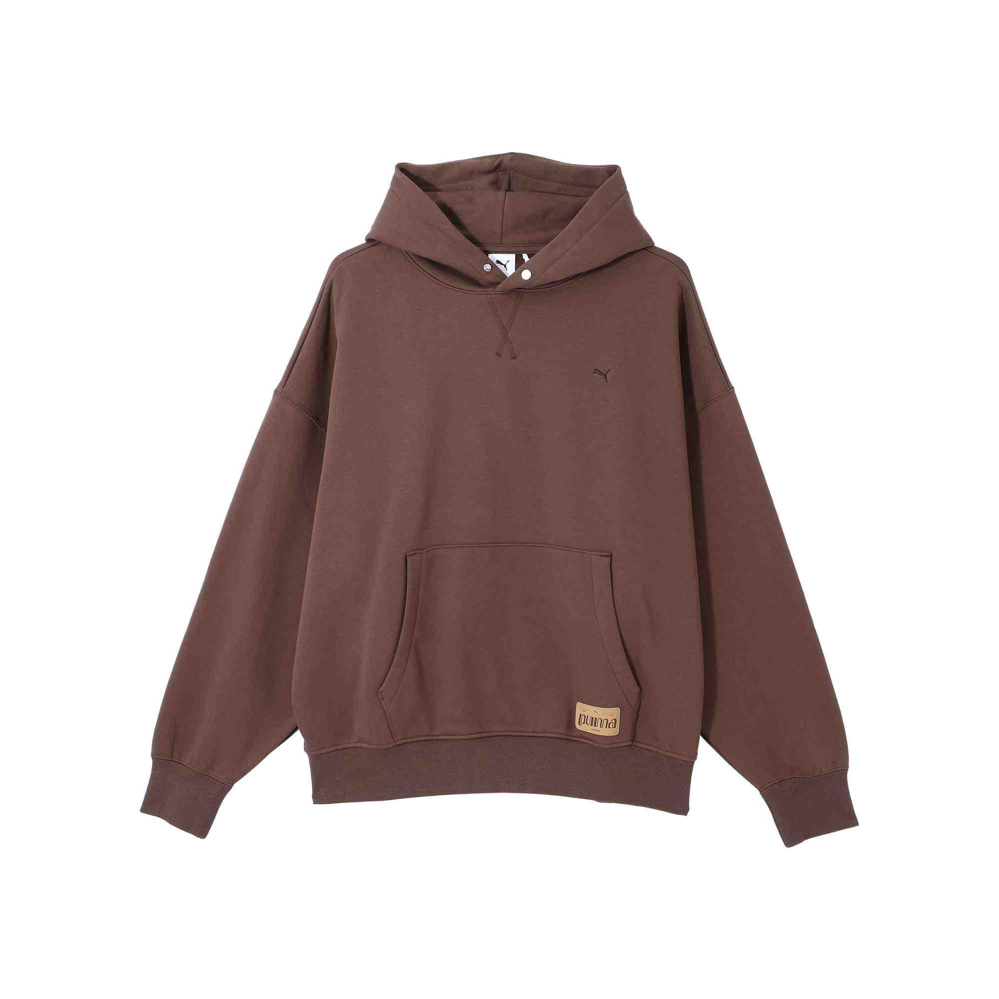 PUMA RETRO REVERIE Hoodie FL Coffee Brown Unisex 631127-65 M