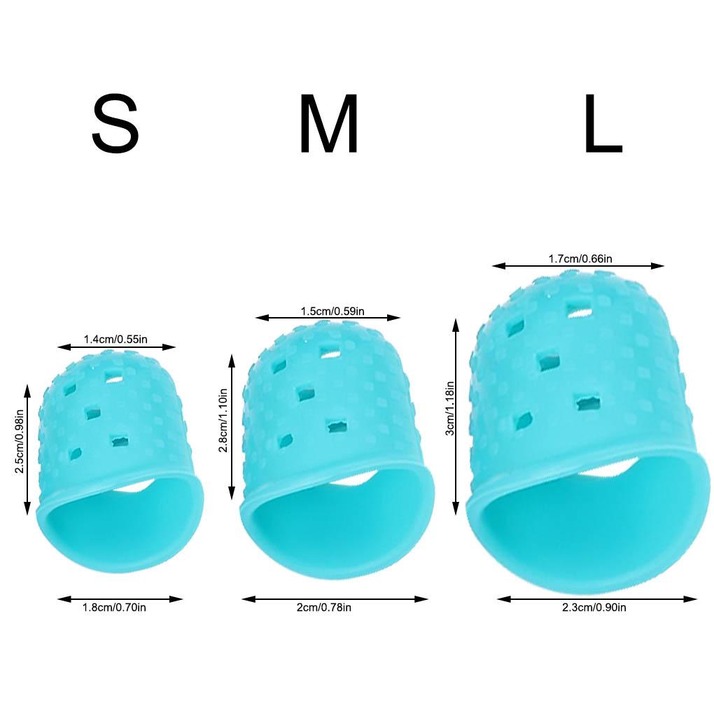 4pc Guitar Playing Left Hand Protector Ukulele Guitar Fingertip Protective Cover