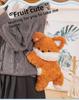 Plush Fox Crossbody & Coin Purse for Girls - One-Shoulder Design
