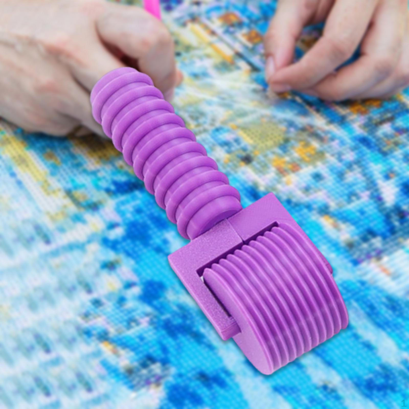 

5D Diamond Painting Roller, Tool, Pressure Smooth, Comfortable, Lightweight, Glue Purple