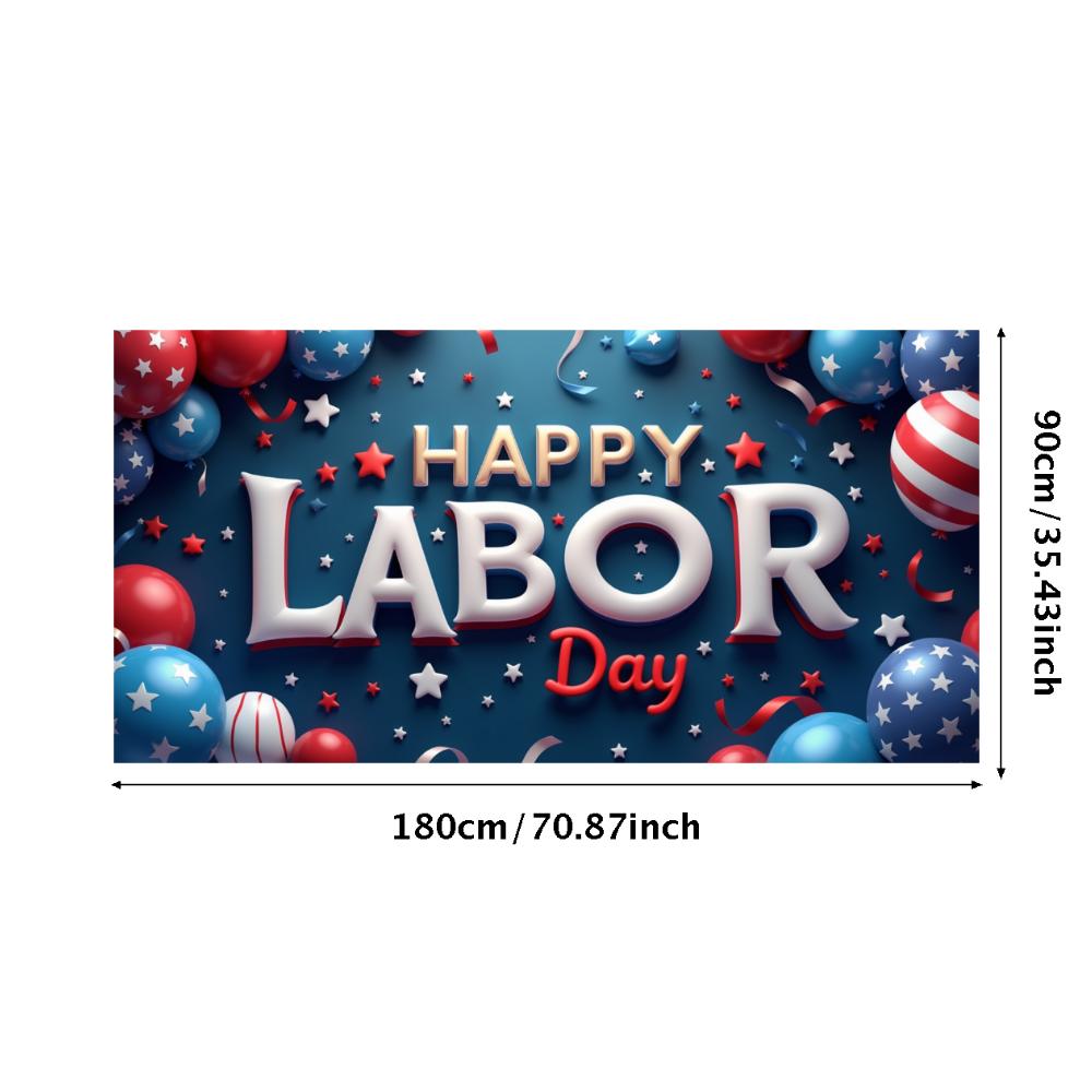Patriotic Banner Lightweight Event Banner Festive Theme USA Party Decoration for American Holidays