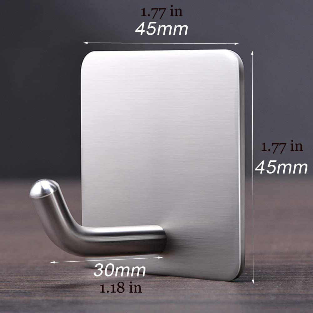 Self Adhesive Wall Hooks Hanger Kitchen Hanging for Towel Bathroom Hook Sticky Hooks Wall Organisation