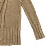 Tory Burch lame Long sleeve knit cardigan L Beige Women Used