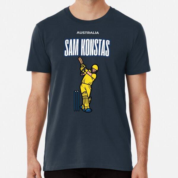 sam konstas australia cricket Premium T-Shir S to 5XL Made in the AU/USA T-Shirt