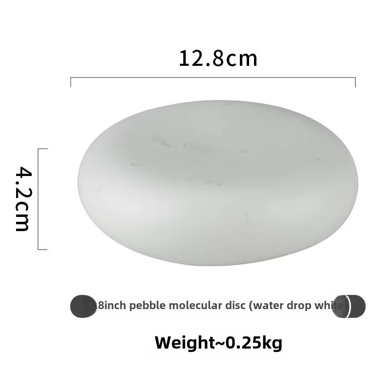 13cm Molekulární Gastronomie Stolní Nádobí Talíř na Předkrm Talíř na Sašimi Kreativní Restaurace Kruhová Izolační Keramické Dezertní Talíře