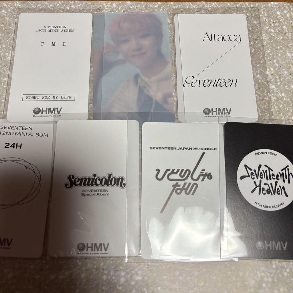[USED] SEVENTEEN Seventeen Minghao HMVweverse bonus trading card