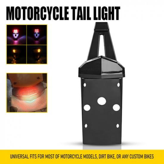 

Motorcycle Dirt LED Enduro Bike Rear Fender Brake Tail Light Light Universal US