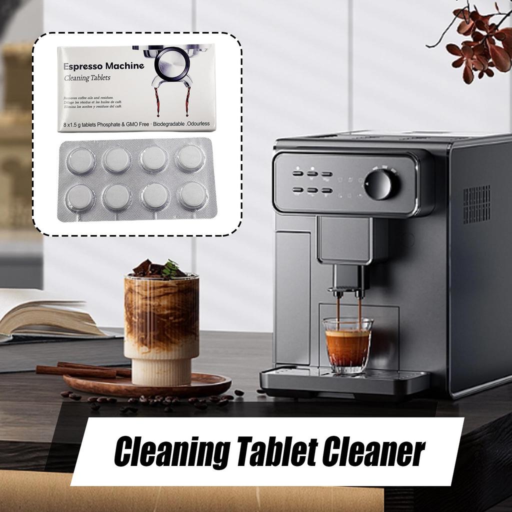 Čisticí tablety do kávovaru Čistič kávovaru Odvápňovací tablety Espressos Zařízení Odvápňovací tablety pro kuchyňský kávovar