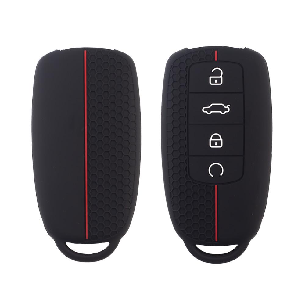 1 Pc 4 Buttons Silicone Car Key Holder Cover Case For Chery Omoda 5 C5 Tigo 7 8 Pro Max Tigo 7 8 Plus Arrizo 5 Plus