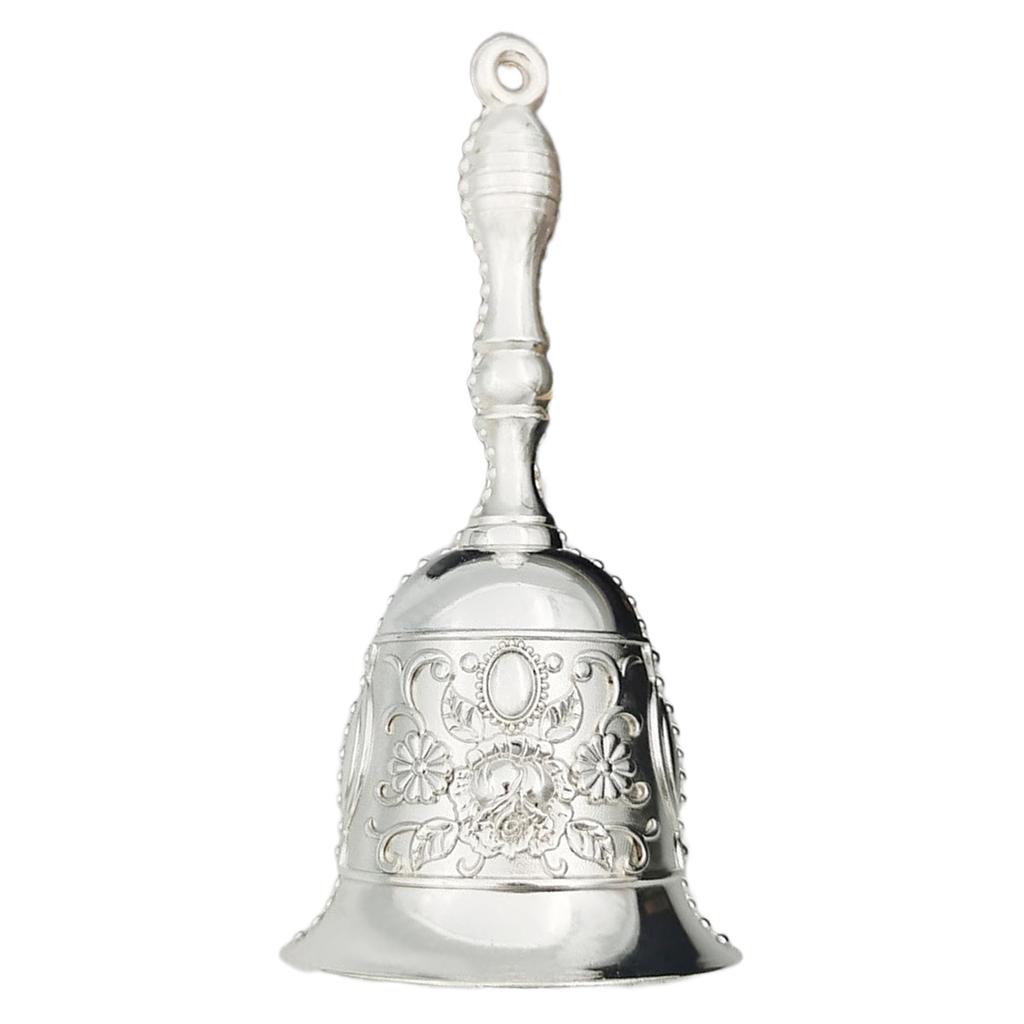 Loud Vintage Metal Call Hand Bells Delicate Designs Multipurpose Handbells for School Churchl Hotel Christmas Wedding