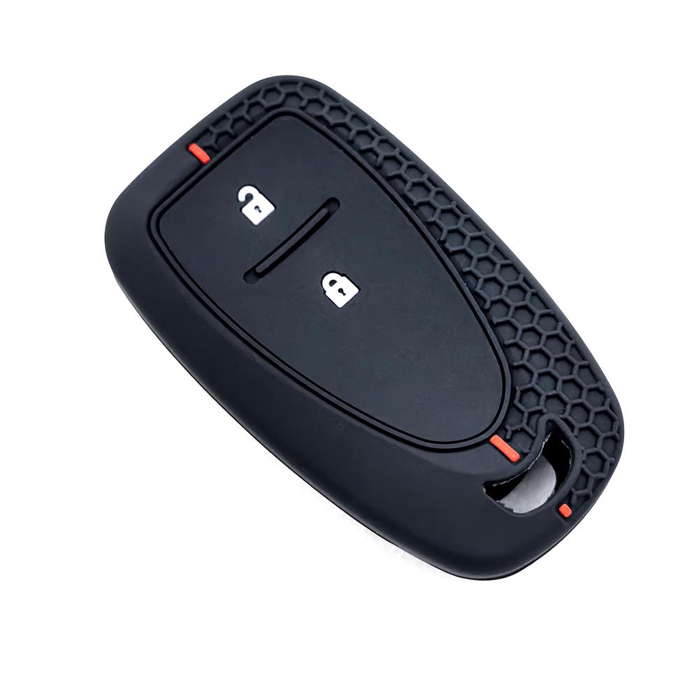 

Silicone Rubber Car Key Cover Case For Chevrolet Cruze Spark 2 Buttons Excellent Smart Remote Fob Key Shell Holder