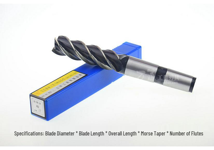 Five Rings Extended Taper Shank End Mill: Sizes 14-25mm, Lengths 32-200mm