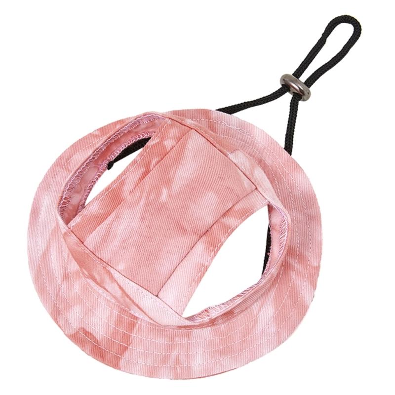 Dog Hat Dog Sun Hat Summer UV Protections Visors for Small Medium Large Dogs with Ear Hole Adjustable Chin Strap