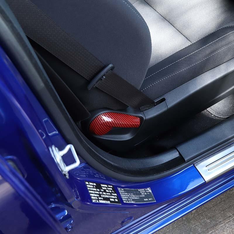 Door Co-pilot Seat Adjustment Decoration Protective Cover For Dodge Charger 2011 Up  Interior Accessories