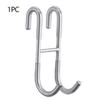 Stainless Steel S-shaped Hook Bathroom Hook Bathroom Shower Curtain Hook Bathroom Accessories Bathroom Organizers Storage
