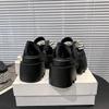 Fashion 10cm New Microfiber Leather Designer Platform Wedge Round Toe Pumps Crystal Flats Hook Women Fashion Mary Jane Loafer Shoes