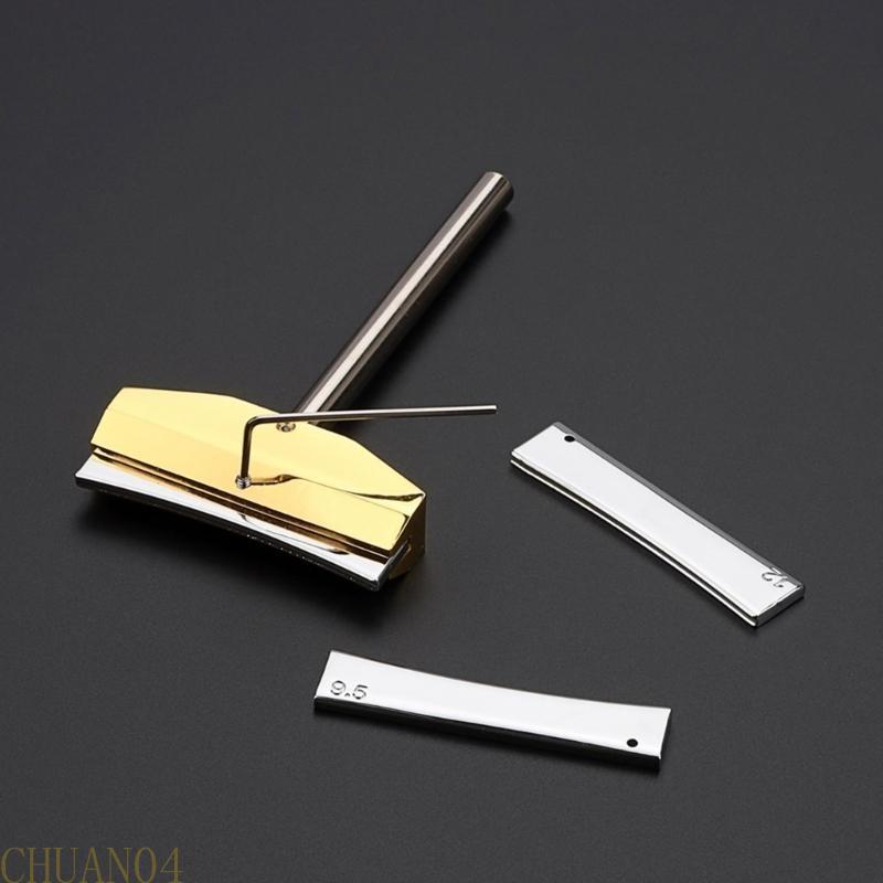 A1A2 Guitar Bass Fret Press Caul & Radian Fret Inserts Luthiers Tool with Wrench