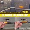 2X Dynamic Turn Signal LED Side Marker Mirror Light Flashing Indicator For BMW E46 3 Series Limo Coupe Compact Cabriolet Touring