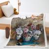 Blanket Flower European Vintage Blanket Lamb Fleece Crystal Fleece Blanket Blanket Universal In All Seasons