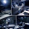 T10 W5W LED žárovky Canbus Bezchybová vláknová světla COB LED klínové automatické parkovací žárovky Auto čtecí svítilna DC 12V