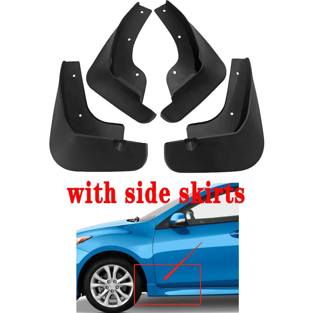 Für Mazda 3 Axela Mazda3 BL HATCHBACK 2010~2013 Auto Schmutzfänger Frostschutz Klappe Spritzschutz Schmutzfänger Vordertür Schutz Auto Zubehör
