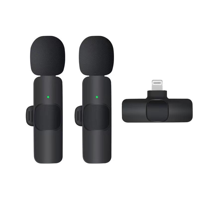 Wireless Lavalier Microphone for Phone: Mini Outdoor Recording & Live Broadcast with Noise Reduction