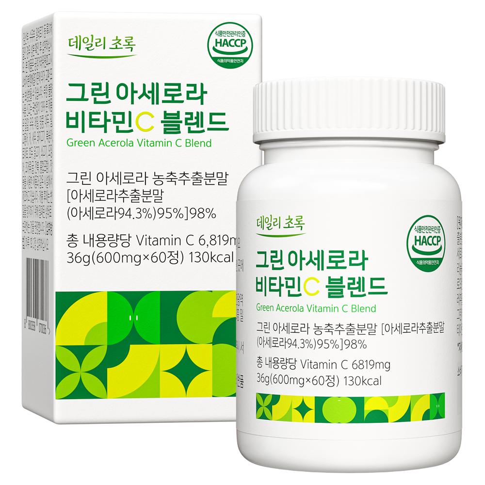 Daily Green Acerola Vitamin C Blend 1 Pcs 60 Tablets