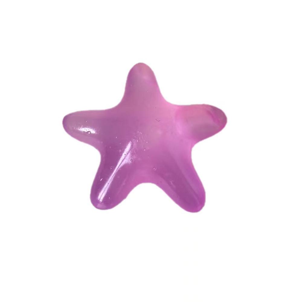 1pcs Maltose Color Changing Star Soft Pinch Relieve Office Stress and Tension Decompression Slow Rebound Fidget Daily Toy Gifts.