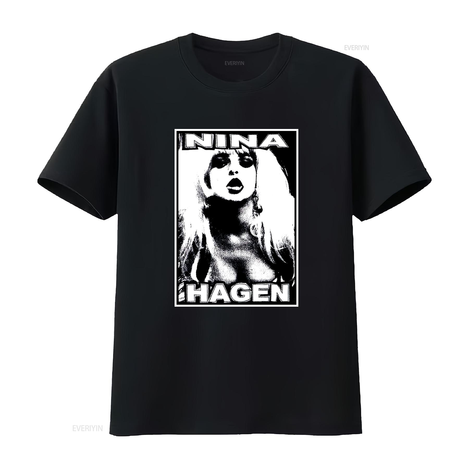 

Vintage Rare Nina Hagen Punk Gothic New Wave Concert T Shirt Faded Black with Siouxsie Lene Lovich Diamanda Galas Wendy O Soft 4XL
