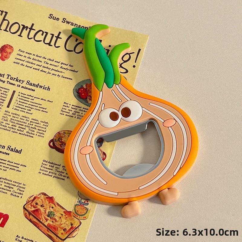 Magnetic Beer Bottle Opener Creative Refrigerator Decoration with Printed Logo Perfect Gift for All Occasions