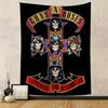 GGuns N Roses Vintage Rock Band Anime Tapestry  Unique Art Style Sprucing Up Science Fiction RoomsArt Decor for Home Styling