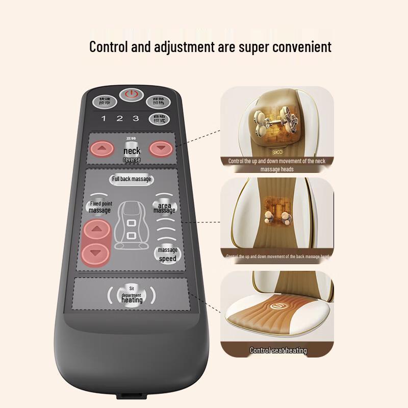 SKG T7-1 Premium Neck & Back Massager Cushion CN Plug (adapter Included)