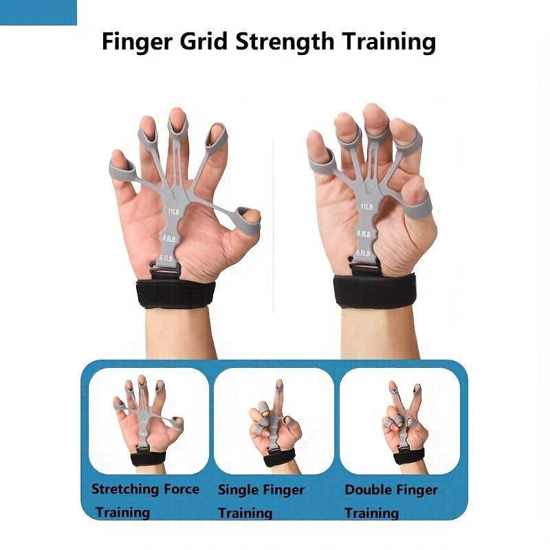 1pc Finger Strengthener, Adjustable Hand Grip Strength Trainer, Suitable For Hand Exercise, Strength Training