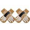 4Pcs Cotton Non-Slip Dog Socks Prevent Licking & Scratching Paws Strong Traction for Hardwood Floors Senior Dogs All Seasons
