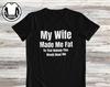 Meine Frau hat mich dick gemacht: lustiges Scherzshirt und Kinder-T-Shirt, Ehemann-Humor