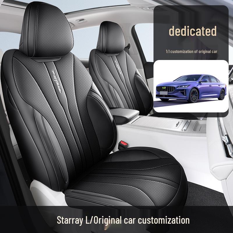 Universal Full Leather Car Seat Cushion for Xingrui L - New Style, All-Season, Five-Seat Fit