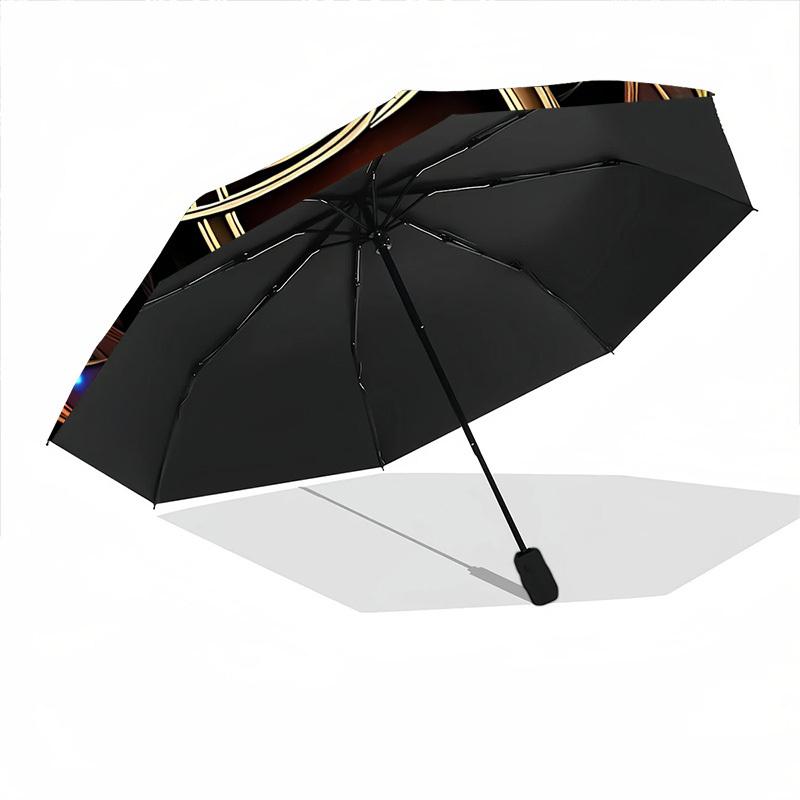 1pc Celtic Knotwork Auto Open/close, All-Season Portable Folding Umbrella for Women & Men, Travel, Everyday, Formal Events -06224