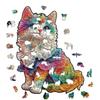 Non-Toxic Owl Wooden Animal Puzzle Diy Crafts Brain Trainer Puzzles Game For Kids Adult Educational Wood Toy Gift Medium Difficulty Jigsaw