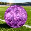 1pc Purple Honeycomb Size 5 Soccer Ball Professional Match Training Football Indoor &Outdoor Sports Ball Lightweight Durable C6556