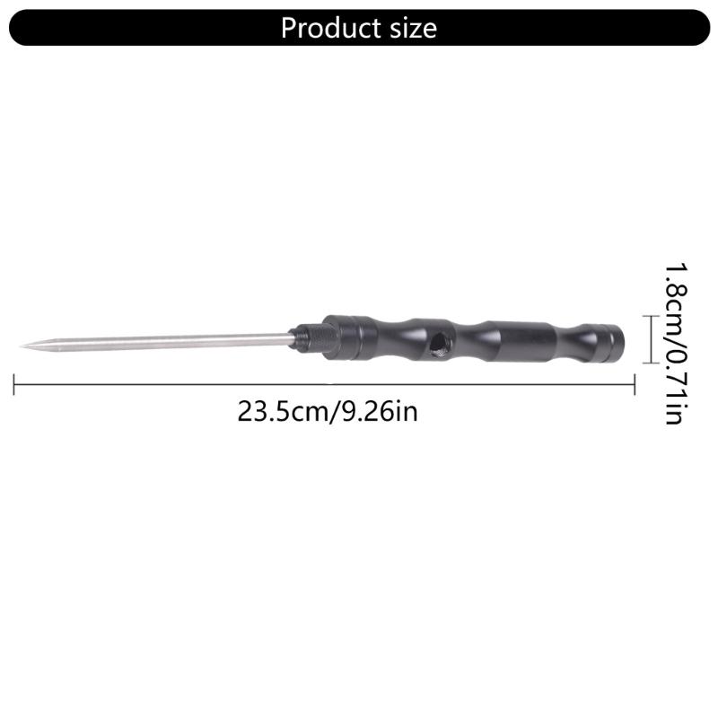 Professionelles Angelwerkzeug aus Edelstahl zur Verbesserung des Angelerlebnisses Multifunktionales abnehmbares Fischentlüftungswerkzeug