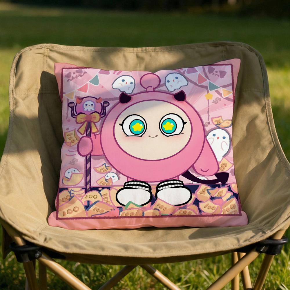Game Eggy PartyY Cushion Cover Soft Reversible  Durable Pillow Cover  MultiScene Use for Home  Car Daily Comfort