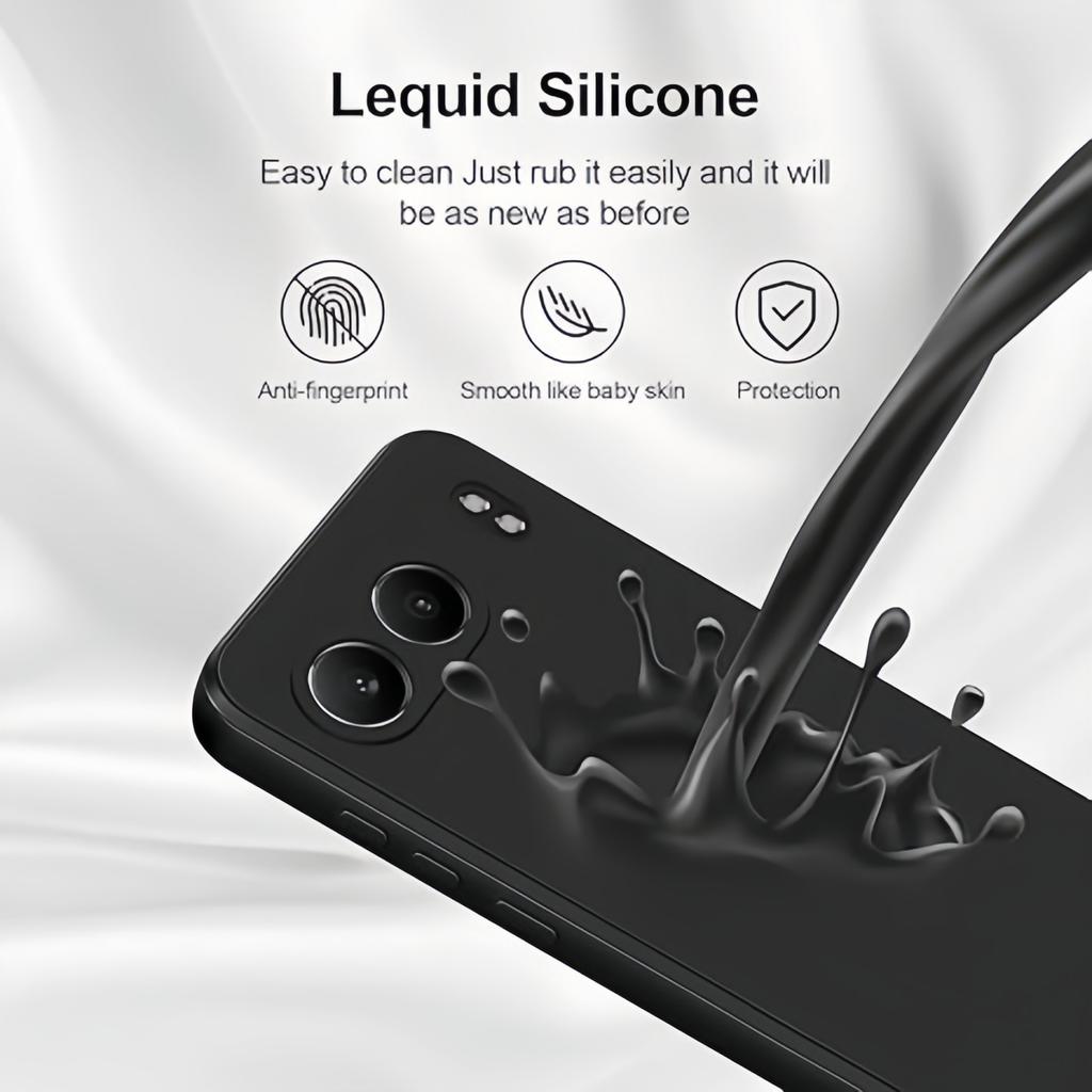 Fashion Solid Colour Shockproof Protective Liquid Silicone Phone Case For Oneplus Nord 4