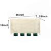 Cold weather protective cover for garden plants designed to guard against frost damage with a secure and fitting
