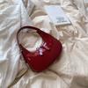 Women Leather Shoulder Bag Zipper Vintage Tote Bag Chic Retro Handbag Satchel Clutch Travel Dating Purse