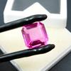 15.6 Ct Natural Pink Sapphire Square Cut   Jewelry Making Loose Gemstone