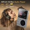 Hifi MP3 Player, Bluetooth, Portable Digital Music Player, Bluetooth 5.3 Lossless DSD FLAC HD Digital Audio Music Player, 2.4" Screen, 750mAh Battery,