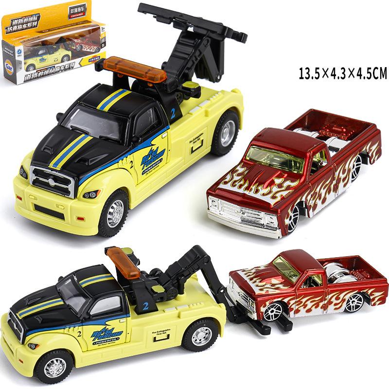 1:64 Scania Container Truck American Container Truck Alloy Diecast Model Car Mini GT Vehicle Toy Models Miniature Cars Birthday