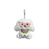Cute Dog Plush Keychain With Glasses For Kids Gift And Bag Decor