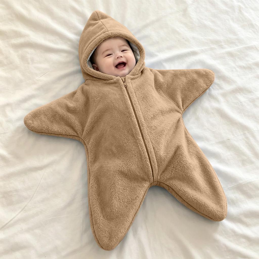 Baby-Swaddle-Decke Schlafsack für, Extradick - Aufwach- Wickeltuch für den Außen- und Innenbereich