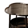 2 Tier Side Table Coffee Modern Furniture Organizer Small Tea End for Apartment